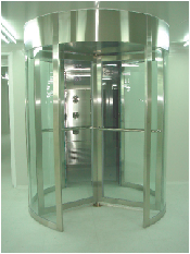 Air Shower with Revolving Door