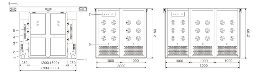 Cargo Air Shower with Automatic Sliding Door-1