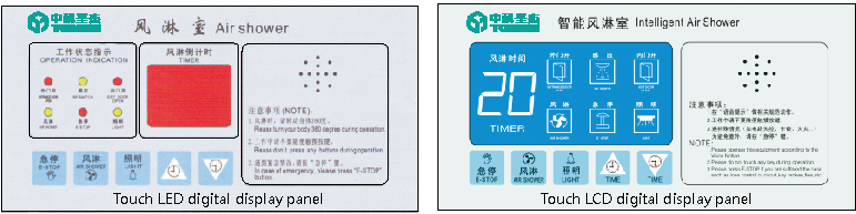 1200 Single-person Double-Side Blowing Air Shower-2