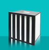 High-Efficiency Partition-Free V-Type Filter