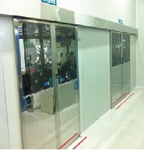 Cargo Air Shower with Automatic Sliding Door