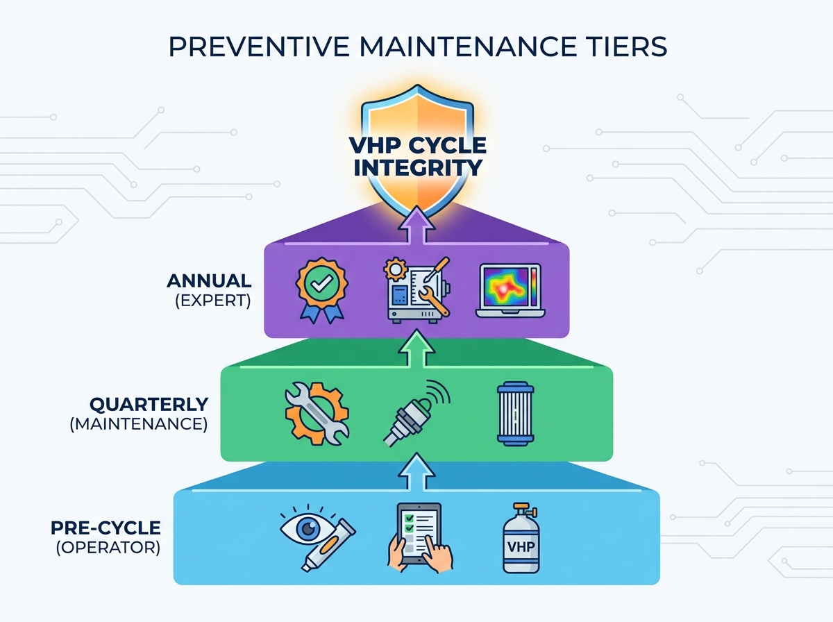 VHP Generator Maintenance Process