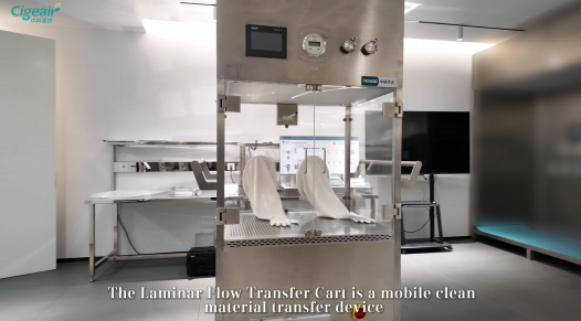 Cigeair Class A Laminar Flow Trolley: High-End Sterile Material Transfer Solution